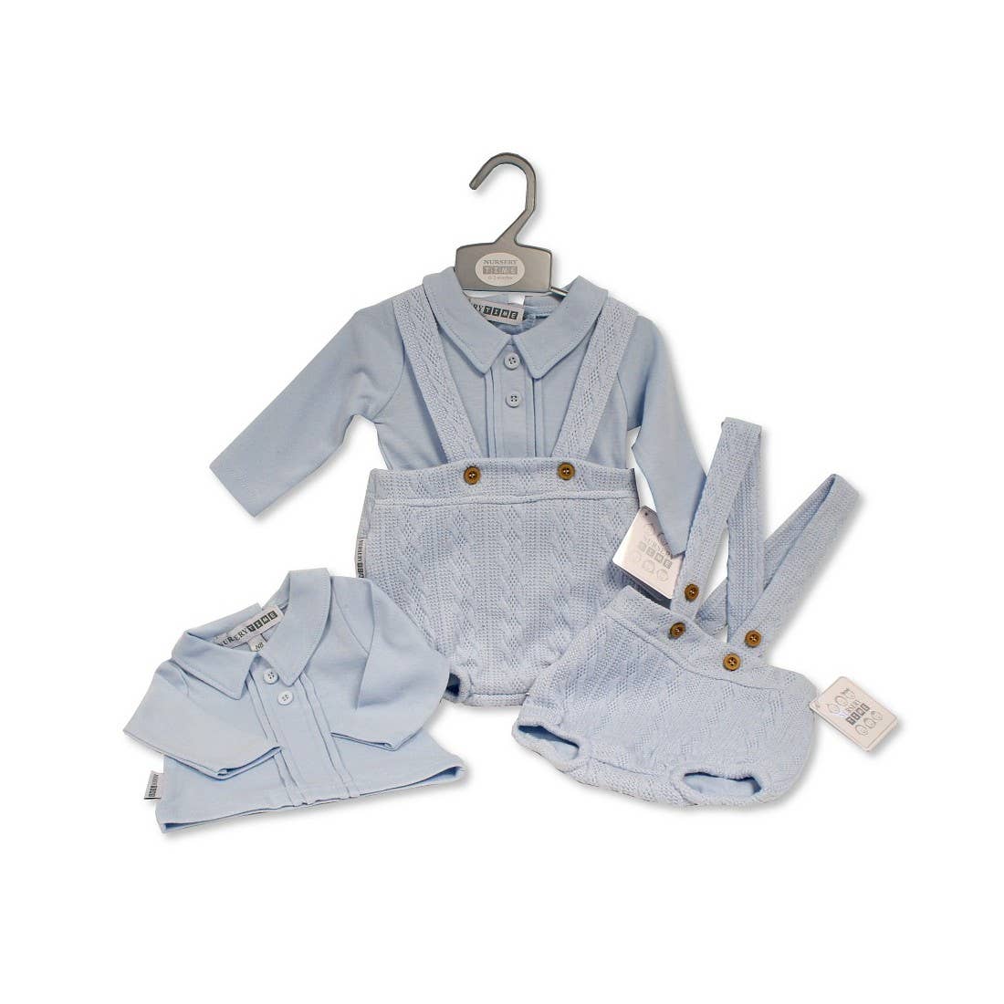 Baby Boys Short 2 pcs Set with Suspenders