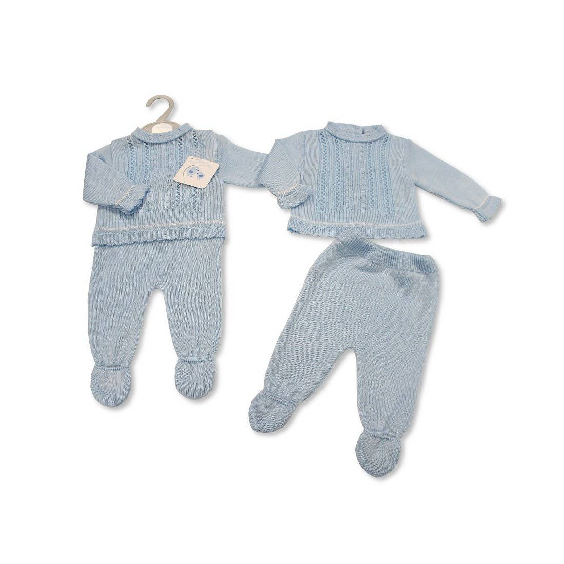 Knitted Baby Boys Long 2 pcs Set