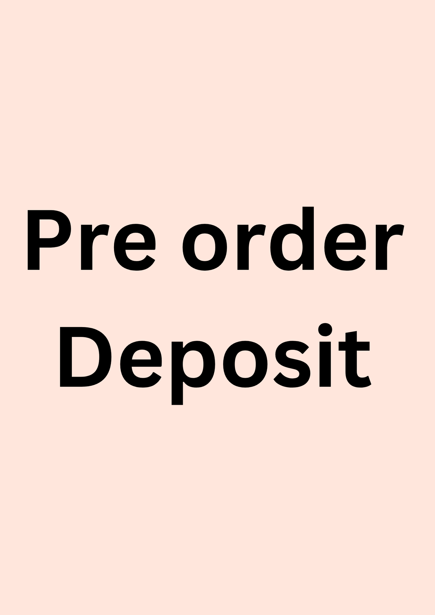 Pre order your Bobo Balloon Deposit