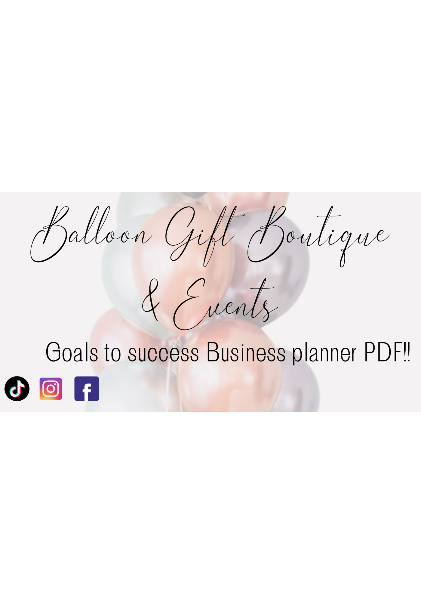 Goals to success Business planner PDF (Subscribers)